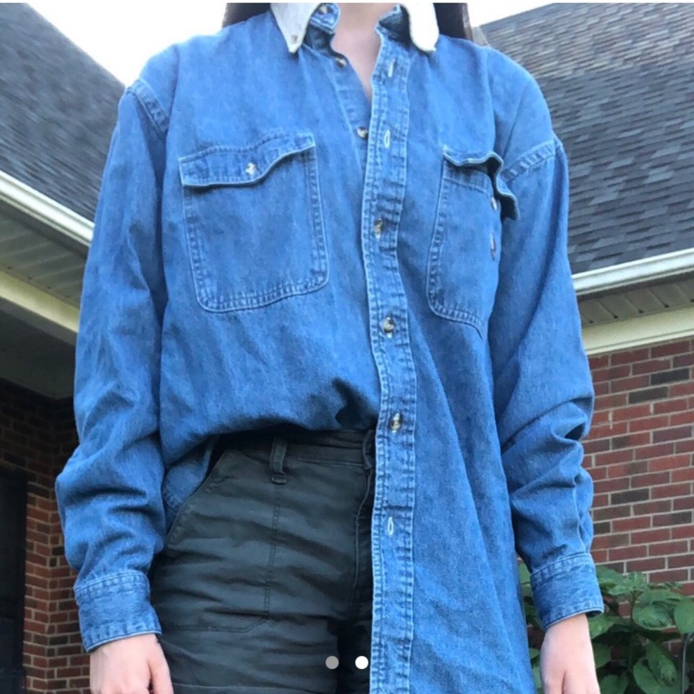 denim button-up - Picture 2 of 2